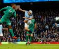 EPL PHOTOS: Man City surge clear through Sterling as Spurs suffer