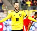 Euro qualifiers PIX: Belgium sink Russia; Croatia leave it late