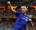 I think it's a goodbye, says Hazard after Chelsea's Europa win