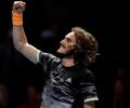 Tsitsipas thrashes Zverev to reach ATP semis