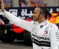 Hamilton storms to final pole of the Formula One season