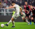 Football PIX: Ronaldo's controversial penalty sinks Genoa