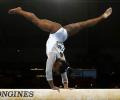 Biles by miles: US gymnast claims another record