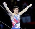 World Gymnastics PIX: Russia's men edge China for maiden team title