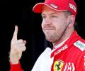 Vettel leads Ferrari front row lockout in Suzuka