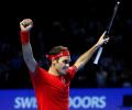 Federer whips De Minaur for record 10th Basel title