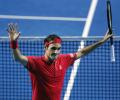 Federer ousts Tsitsipas in Basel semis for 50th win of the season