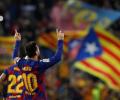 La Liga: Magical Messi sends Barcelona top; Atletico held