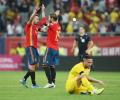 Euro qualifiers: Scrappy wins for Spain, Italy