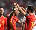 Euro qualifiers: Spain beat Faroe Islands, Italy win