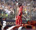 Leclerc stuns with pole hat-trick in Singapore