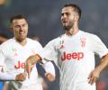 Soccer PIX: Juve rally to take Serie A lead; Spurs knocked out of League Cup