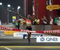 Chepngetich beats Doha heat to win midnight marathon