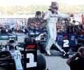 F1 PIX: Hamilton wins in Russia to end Ferrari's run