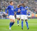 EPL PIX: Vardy at the double as Leicester thrash Newcastle 5-0