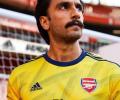 'Apna Time Aayega,' Ranveer tells Arsenal fans