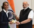 Here's what Hima Das told PM Modi...