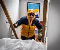 Quadriplegic athlete climbs 'Everest' to help fight Coronavirus