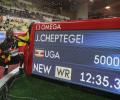 Cheptegei creates 5,000m world record on athletics' return