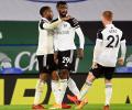 EPL PIX: Fulham stun Leicester; West Ham rise to fifth