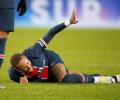 PSG say scans 'reassuring' after Neymar twists ankle