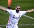 PIX: Benzema helps Real Madrid win fifth game in a row