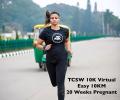 Five months pregnant, woman finishes 10K Bengaluru run