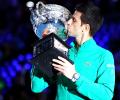 PIX: Djokovic outlasts Thiem to win Australian Open