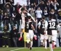 Ronaldo scores twice as Juve stay top