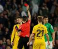 Football Extras: Ref rested after Barca's controversial win at Betis