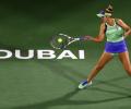 Dubai 2020: Kenin, Bencic fall at first hurdle on day of upsets