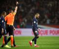 Football PIX: Neymar sent off as PSG beat Bordeaux