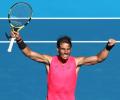 Aus Open PIX: Nadal, Kerber, Halep advance; Pliskova knocked out