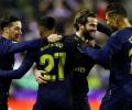 Real Madrid top La Liga after win; Napoli stun Juventus