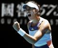 Aus Open PIX: Resurgent Muguruza sets up Halep semis