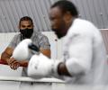 Guarding the face: ex-boxer Haye launches mask to fight COVID-19