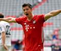 PIX: Lewandowski sparkles as Bayern win again