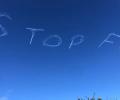 Sydney skywriting says 'STOP F1' amid coronavirus fears