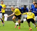 PHOTOS: Dortmund thrash Schalke as Bundesliga resumes