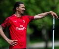 Ibrahimovic, Atletico's Felix injured in training