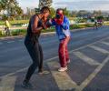 Gym closures force Kenyan sports champions to train by roadside