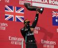 Hamilton wins at Imola as Mercedes clinch constructors' title