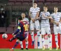 Champions League PIX: Barca get third win; PSG stunned