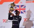 PICS: Hamilton wins crash-marred Bahrain Grand Prix