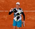 French Open PIX: Sinner stuns Zverev; Halep, Bertens ousted