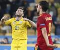 Nations League: Ukraine stun Spain in noisy stadium