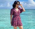 PIX: Saina's beach holiday