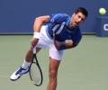 US Open PIX: Djokovic, Osaka advance; Pliskova shocked