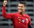 PIX: Ronaldo nets 100th international goal as Portugal win