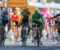 Tour de France: Ewan wins tight sprint as Sagan gets relegated